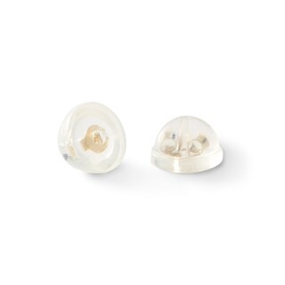 14K Gold CZ Frame Studs
