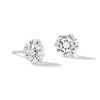 Thumbnail Image 1 of 7mm Cubic Zirconia Solitaire Stud Earrings in 14K White Gold