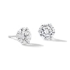 Thumbnail Image 0 of 7mm Cubic Zirconia Solitaire Stud Earrings in 14K White Gold