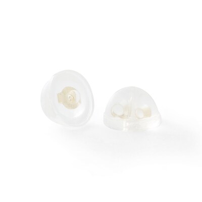 14K Solid Gold 7mm Black CZ Martini Solitaire Studs