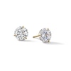 Thumbnail Image 1 of 7mm Cubic Zirconia Solitaire Stud Earrings in 14K Gold
