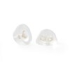 Thumbnail Image 3 of 6mm Blue Cubic Zirconia Solitaire Stud Earrings in 14K Gold