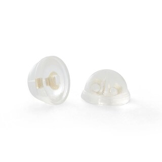 14K Solid Gold 4mm Black CZ Martini Solitaire Studs
