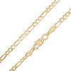 Thumbnail Image 1 of 060 Gauge Diamond-Cut Figaro Chain Necklace in 10K Gold - 18"
