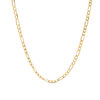Thumbnail Image 1 of 060 Gauge Diamond-Cut Figaro Chain Necklace in 10K Gold - 16"