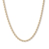Thumbnail Image 0 of 2.7mm Rope Chain Necklace in 10K Semi-Solid Gold - 20"