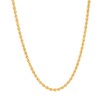 Thumbnail Image 0 of 020 Gauge Semi-Solid Rope Chain Necklace in 10K Gold - 24"