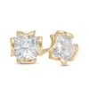 Thumbnail Image 0 of 5mm Cubic Zirconia Solitaire Tulip Stud Earrings in 14K Gold