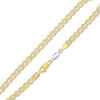 Thumbnail Image 1 of Made in Italy 100 Gauge Mariner Chain Anklet in 14K Gold Bonded Sterling Silver - 11"
