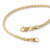 2.1mm Rope Chain Bracelet in 10K Gold - 7.5"