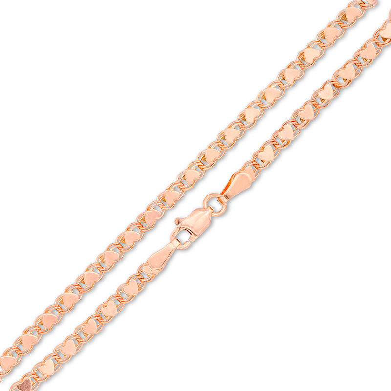 10k Rose Gold Solid Miami Cuban Link Chain Bracelet 9