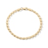 Thumbnail Image 1 of Child's Heart Chain Bracelet in 10K Solid Gold - 5.5"