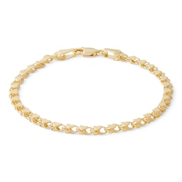 Child's Heart Chain Bracelet in 10K Solid Gold - 5.5&quot;