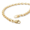 Thumbnail Image 1 of Child's Heart Chain Bracelet in 10K Solid Gold - 5.5"