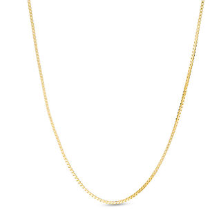 070 Box Chain Necklace in 10K Gold - 24"