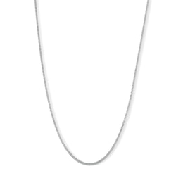 Made in Italy 030 Gauge Curb Chain Necklace in Sterling Silver - 18&quot;