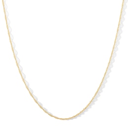 10K Solid Gold Sigapore Chain - 20"