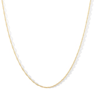 10K Solid Gold Sigapore Chain - 20"