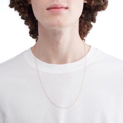 10K Solid Gold Sigapore Chain - 20"