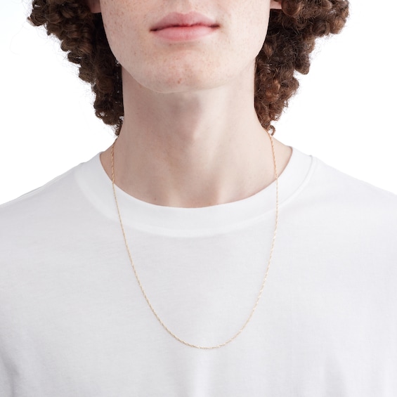 10K Solid Gold Sigapore Chain - 20"