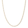 Thumbnail Image 0 of 060 Gauge Diamond-Cut Figaro Chain Necklace in 14K Hollow Gold - 20"