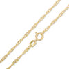 Thumbnail Image 1 of 035 Gauge Singapore Chain Necklace in 10K Gold - 18"