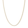 Thumbnail Image 0 of 016 Gauge Hammered Rope Chain Necklace in 14K Hollow Gold - 18"