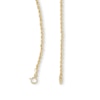 Thumbnail Image 1 of 016 Gauge Hammered Rope Chain Necklace in 14K Hollow Gold - 18"