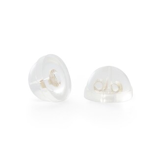 Cubic Zirconia Anchor Drop Jacket Earrings in 10K Gold