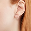 Thumbnail Image 3 of Cubic Zirconia Anchor Drop Jacket Earrings in 10K Gold