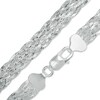 Thumbnail Image 1 of Multi-Strand Herringbone Chain Necklace in Sterling Silver - 18&quot;