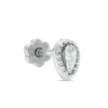 Thumbnail Image 1 of 018 Gauge Pear-Shaped Cubic Zirconia Vintage-Style Cartilage Barbell in Stainless Steel