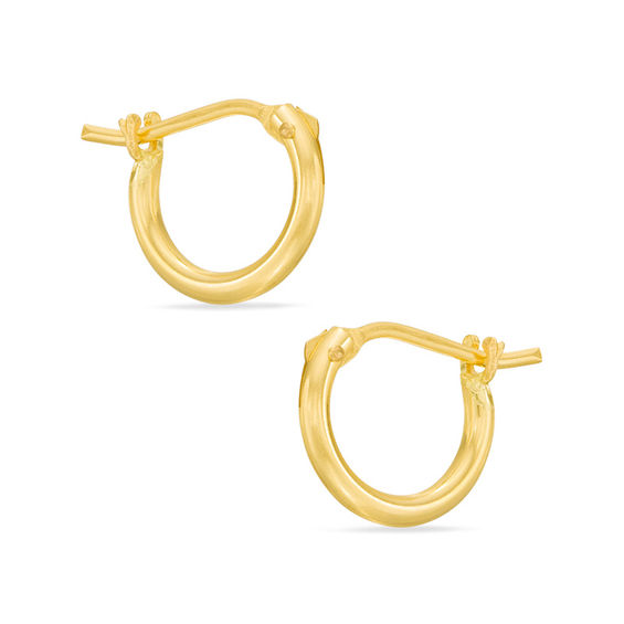 Child's 10mm Hoop Earring in 14K Gold | Banter