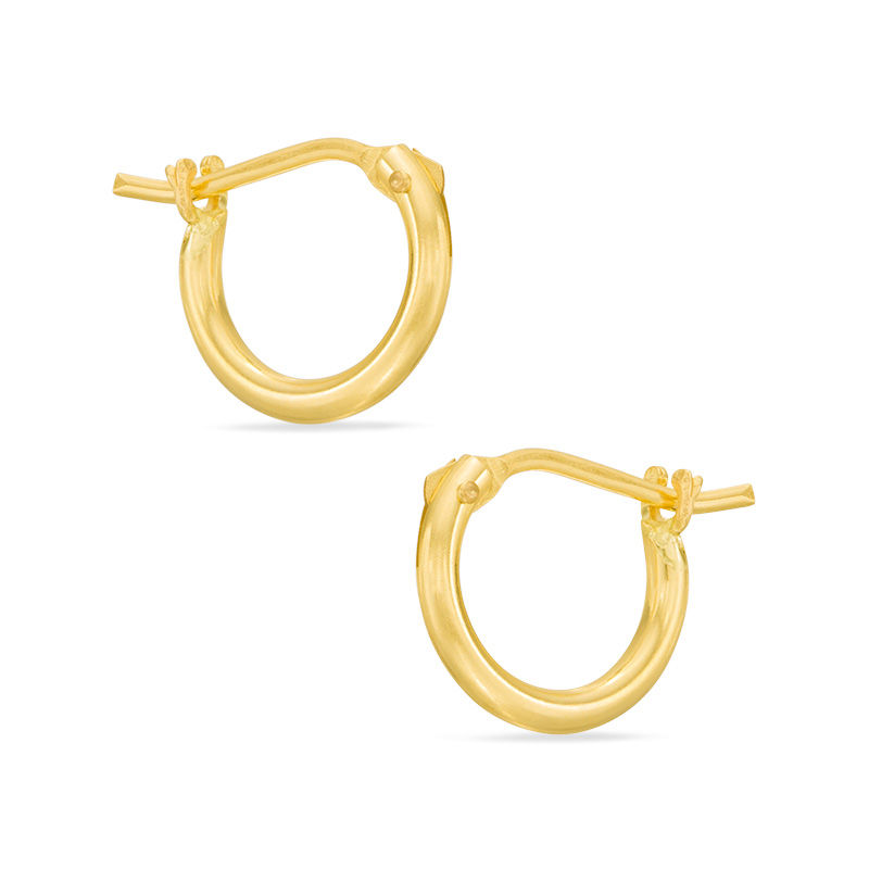 Child's 10mm Hoop Earring in 14K Gold