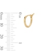 Thumbnail Image 2 of Child's 10mm Hoop Earring in 14K Gold