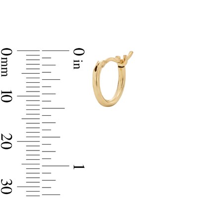 Child's 10mm Hoop Earring in 14K Gold