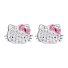 Thumbnail Image 0 of Child's Crystal Hello Kitty® Stud Earrings in Solid Sterling Silver