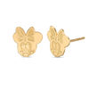 Thumbnail Image 1 of Child's ©Disney Minnie Mouse Multi-Finished Stud Earrings in 10K Gold