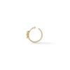 Thumbnail Image 1 of 020 Gauge Cubic Zirconia Three Stone Nose Ring in 14K Solid Gold - 5/16"