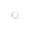 Thumbnail Image 4 of 14K Solid Gold CZ Three Stone Nose Ring - 20G 5/16"