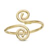 Thumbnail Image 1 of Swirling Bypass Toe Ring in 10K Gold