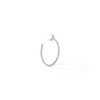Thumbnail Image 1 of 14K Solid White Gold Nose Ring - 22G 5/16"