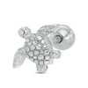 Thumbnail Image 1 of 018 Gauge Sea Turtle Cartilage Barbell in Stainless Steel