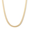 Thumbnail Image 0 of Made in Italy 035 Gauge Herringbone Chain Necklace in 10K Gold - 18"