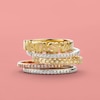 Thumbnail Image 2 of Cubic Zirconia Stackable Band in Sterling Silver