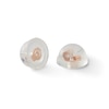 Thumbnail Image 1 of Cubic Zirconia Love Knot Stud Earrings in 14K Rose Gold