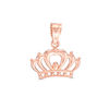 Thumbnail Image 1 of Crown Charm in 10K Rose Gold