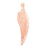 Thumbnail Image 1 of Angel Wing Necklace Charm in 10K Rose Gold