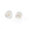 Thumbnail Image 3 of Diamond-Cut Crescent Moon and Star Mismatch Stud Earrings in 10K Gold