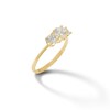 Thumbnail Image 1 of Cubic Zirconia Three Stone Engagement Ring in 10K Gold